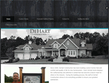 Tablet Screenshot of dehartconstruction.net